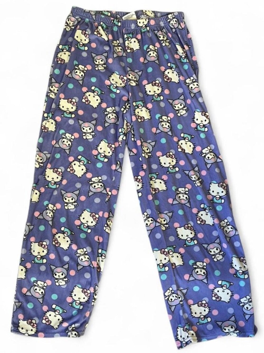 hello kitty kuromi pastel purple pajama pants XS